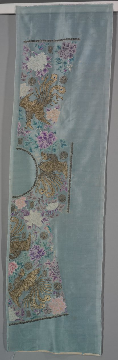 Oskuren mantel: Korrekt vänster fram- och bakpanel, ca. 1890-talet. av Unbekannt