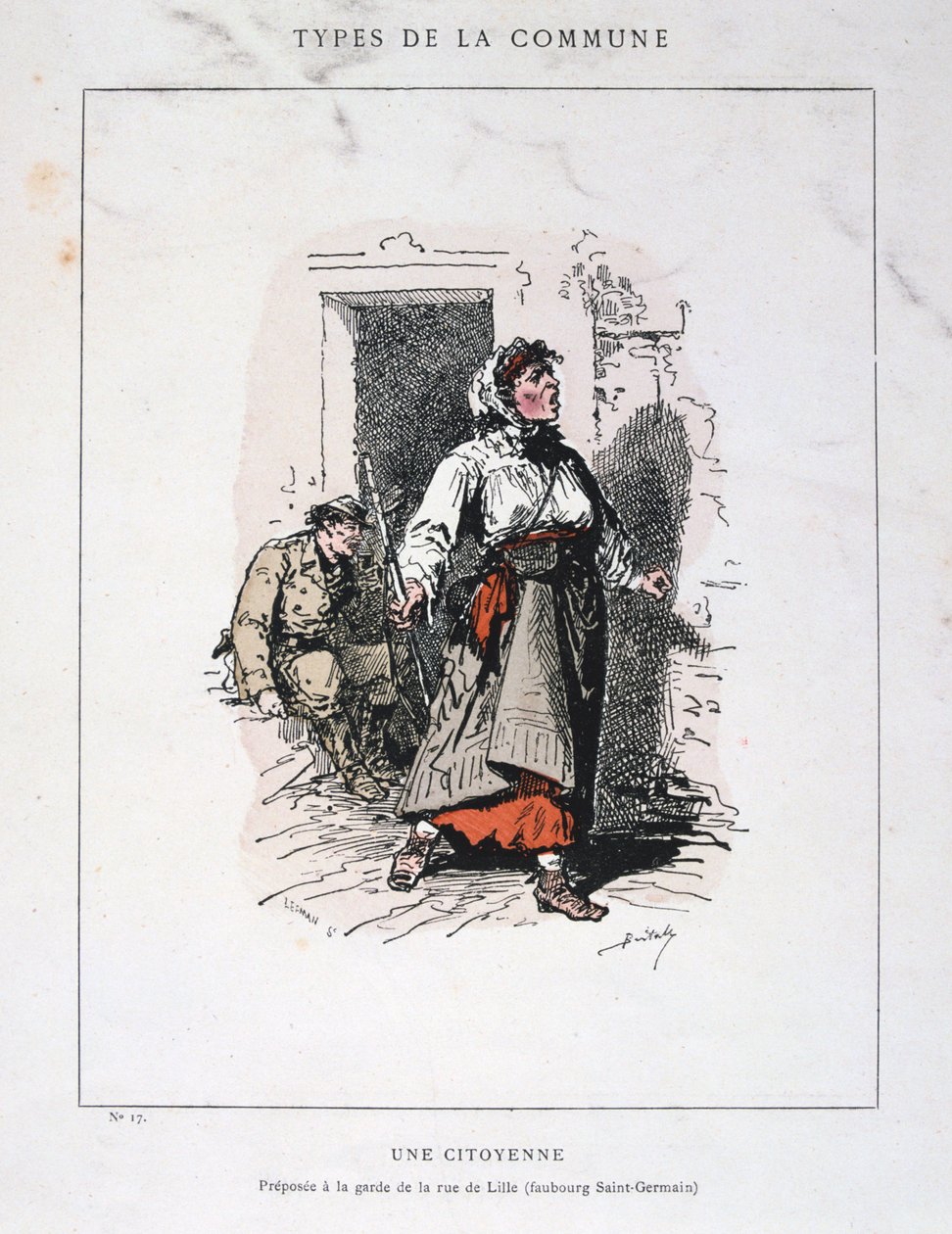 En medborgare, Paris kommun, 1871. av Unbekannt