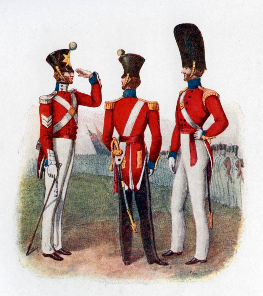 Uniform för 86:e regementet, 1842 1904 av Unbekannt