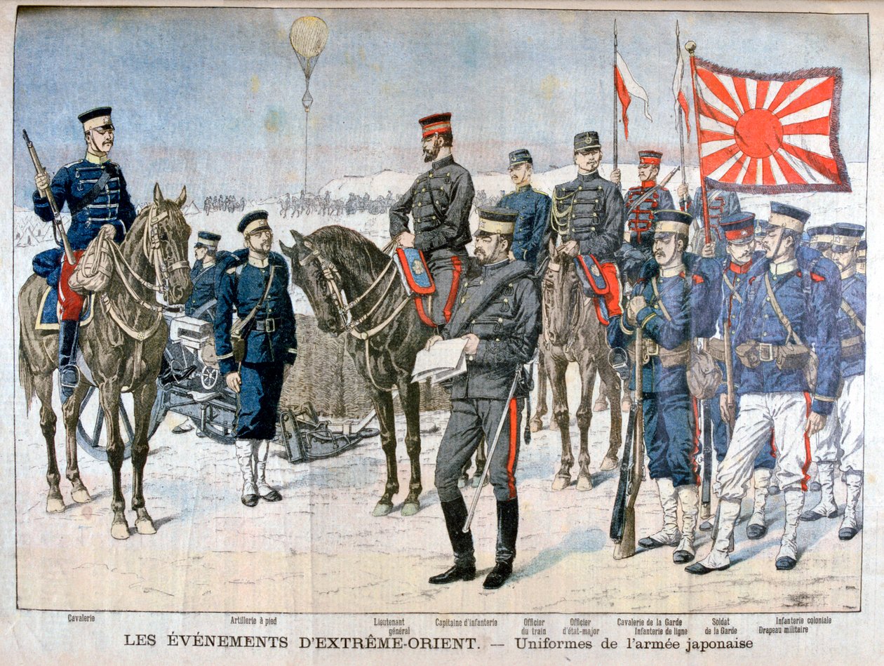 Japanska arméns uniformer, Manchuriet, 1904 av Unbekannt