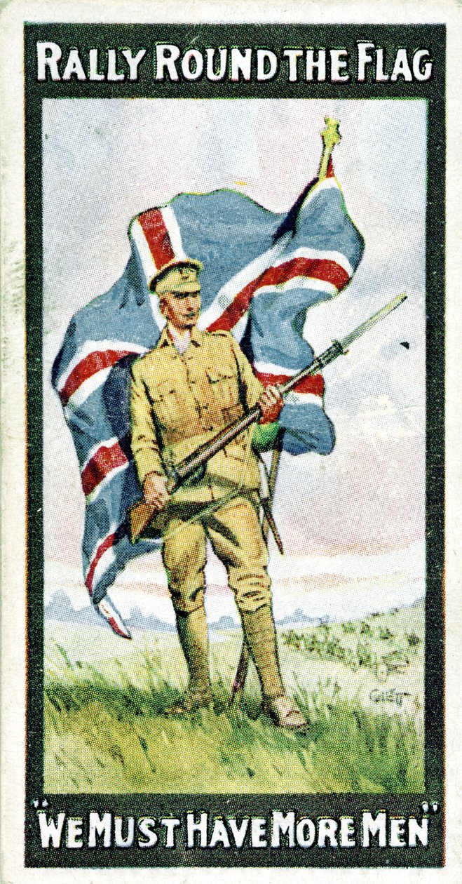 Storbritannien: Cigarettkort - WW1 Rekrytering av Unbekannt