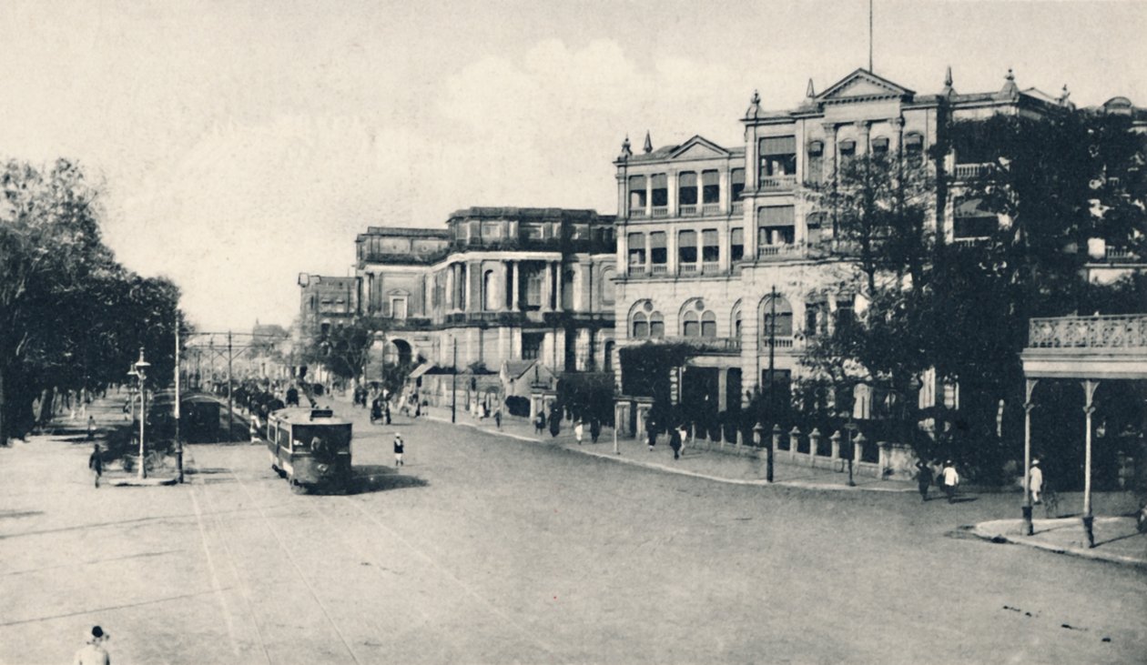 United Services Club, Chowringhee Road, Calcutta, tidigt 1900-tal. av Unbekannt