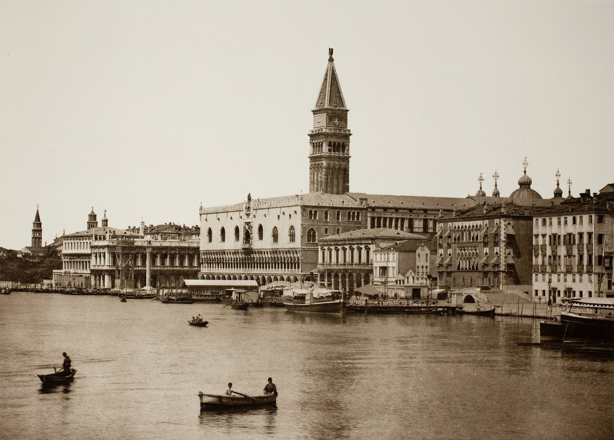 Namnlös 99, c. 1890. [Dogepalatset och Canal Grande, Venedig]. av Unbekannt