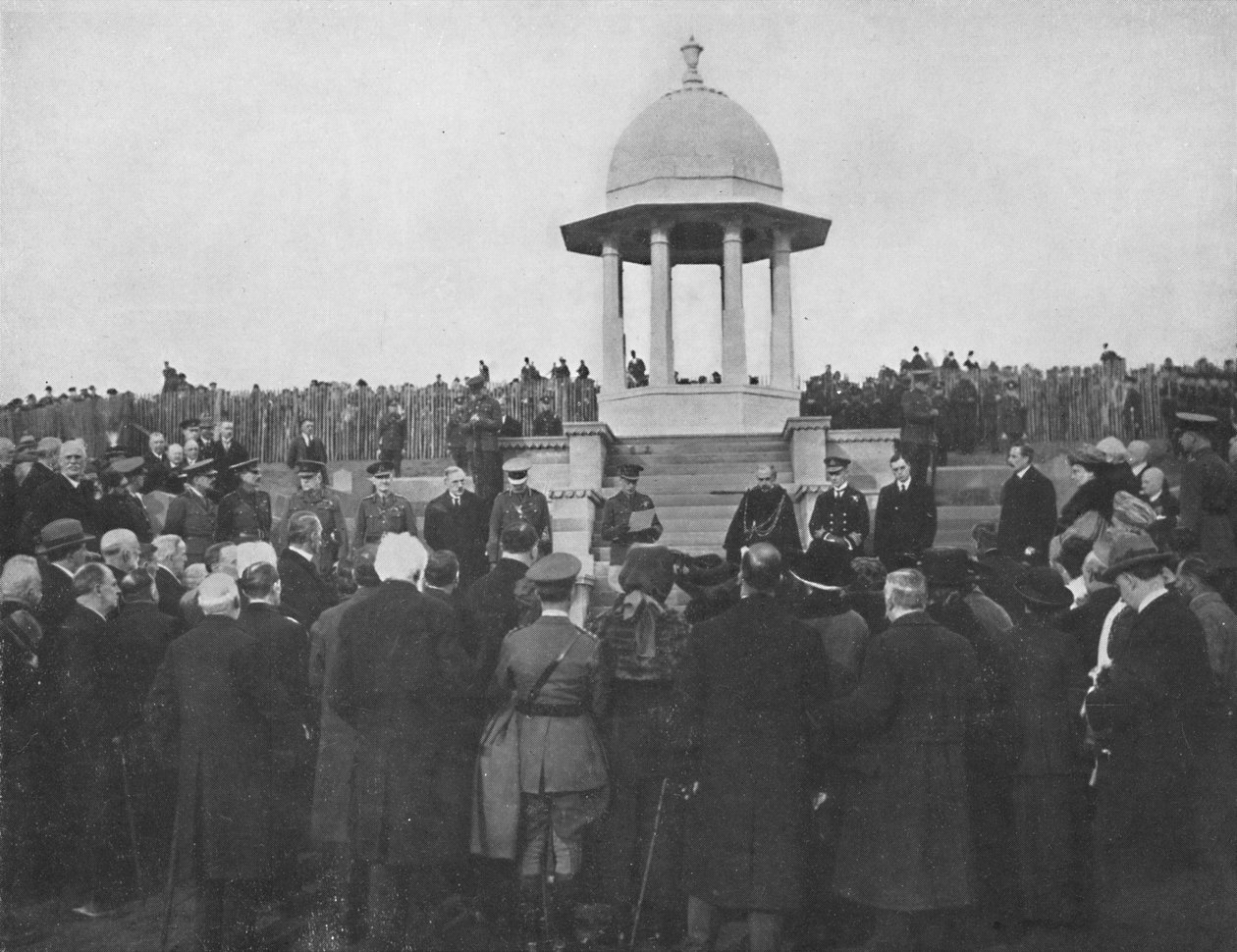 Avtäckning av Chattri av H.R.H. Prinsen av Wales, 1 februari 1921, 1939 av Unbekannt