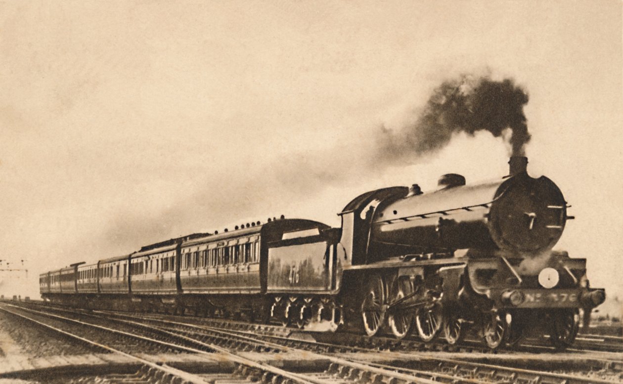 Upp väster om England Dining Car Express Exeter-London 199 min., tidigt 1900-tal. av Unbekannt