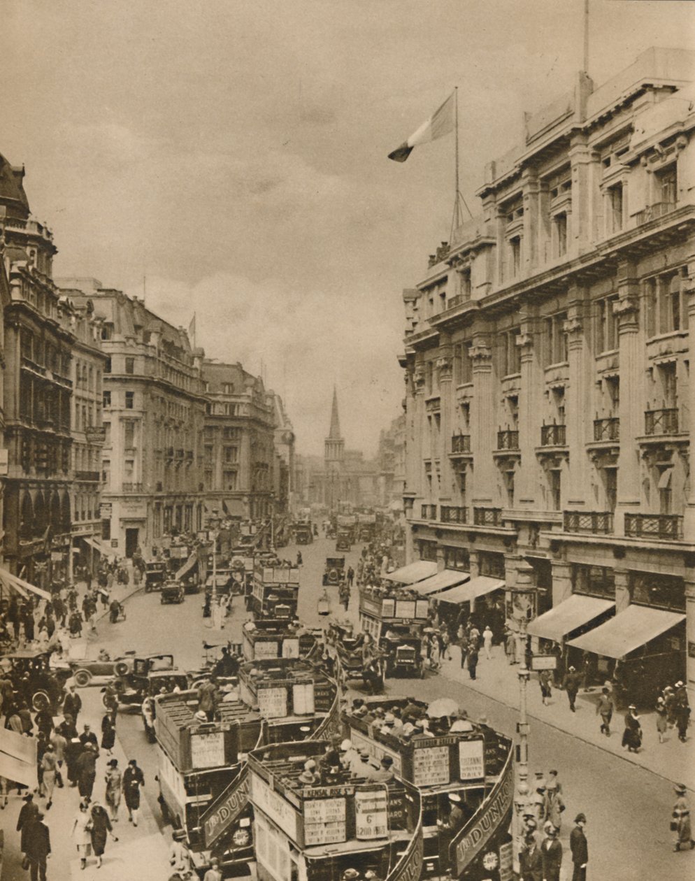 Övre delen av Regent Street, The Paradise of London
