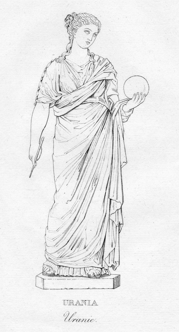 Urania Uranie, c1850 av Unbekannt