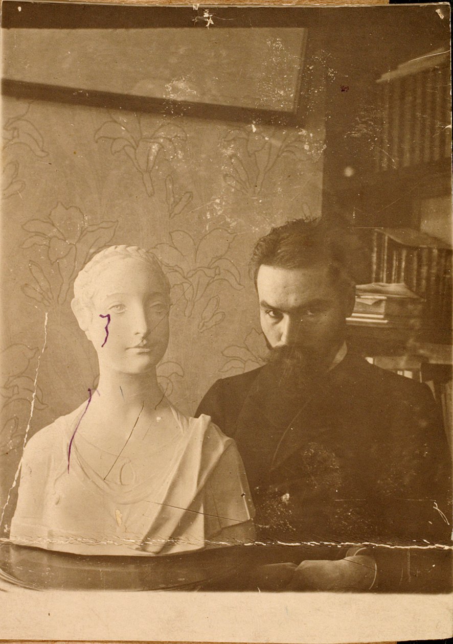 Valery Bryusov, rysk författare och poet, 1900-tal av Unbekannt