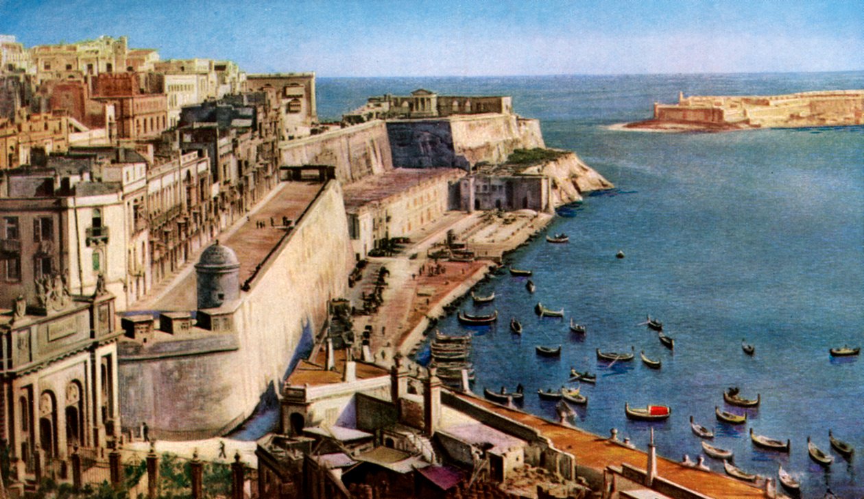 Valletta, Malta, ca 1930-talet av Unbekannt