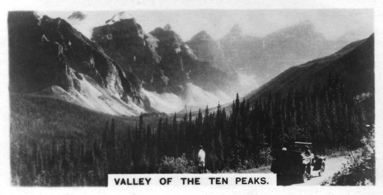 Valley of the Ten Peaks, Banff National Park, Alberta, Kanada, c1920-talet av Unbekannt