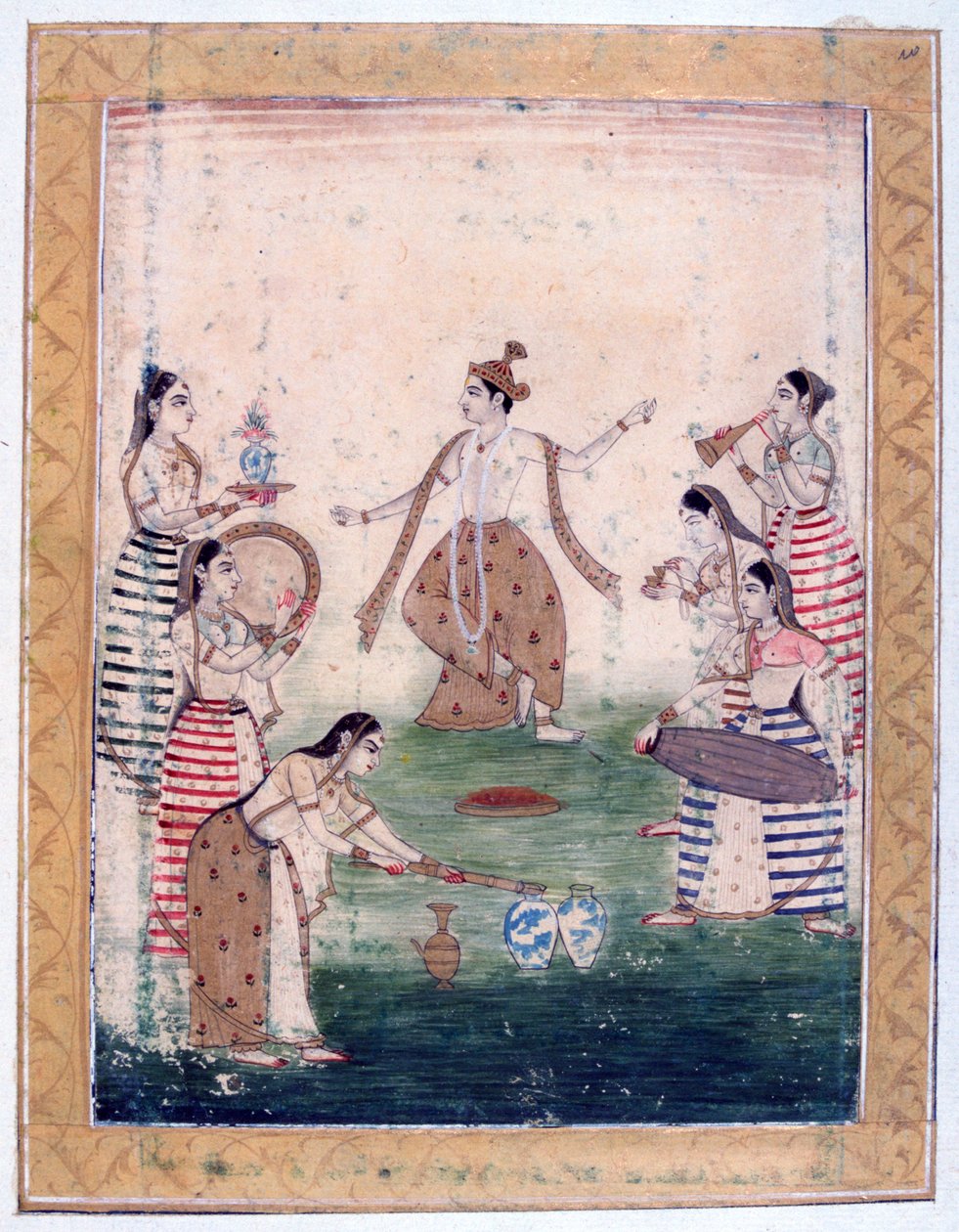 Vasantha Ragini, Ragamala Album, School of Rajasthan, 800-talet av Unbekannt
