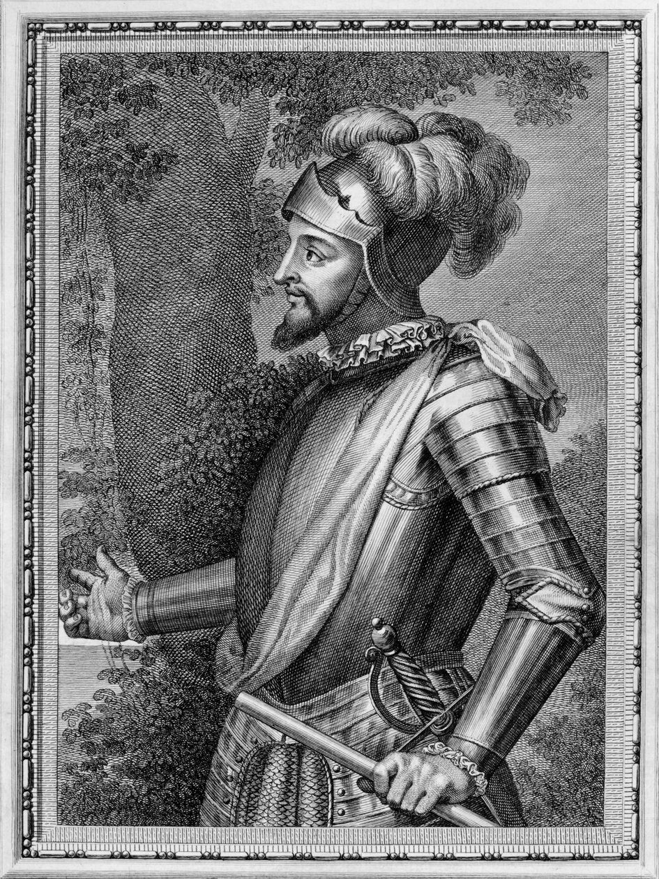 Vasco Núñez de Balboa 1475-1519 från porträtt av lysande spanjorer, 1791 av Unbekannt