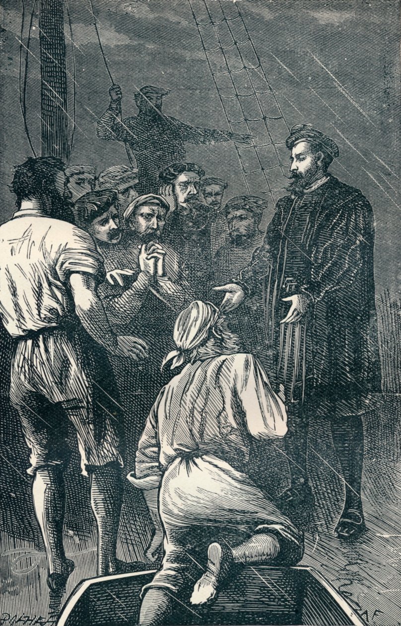 Vasco da Gama vägrar att vända tillbaka igen, 1904 av Unbekannt