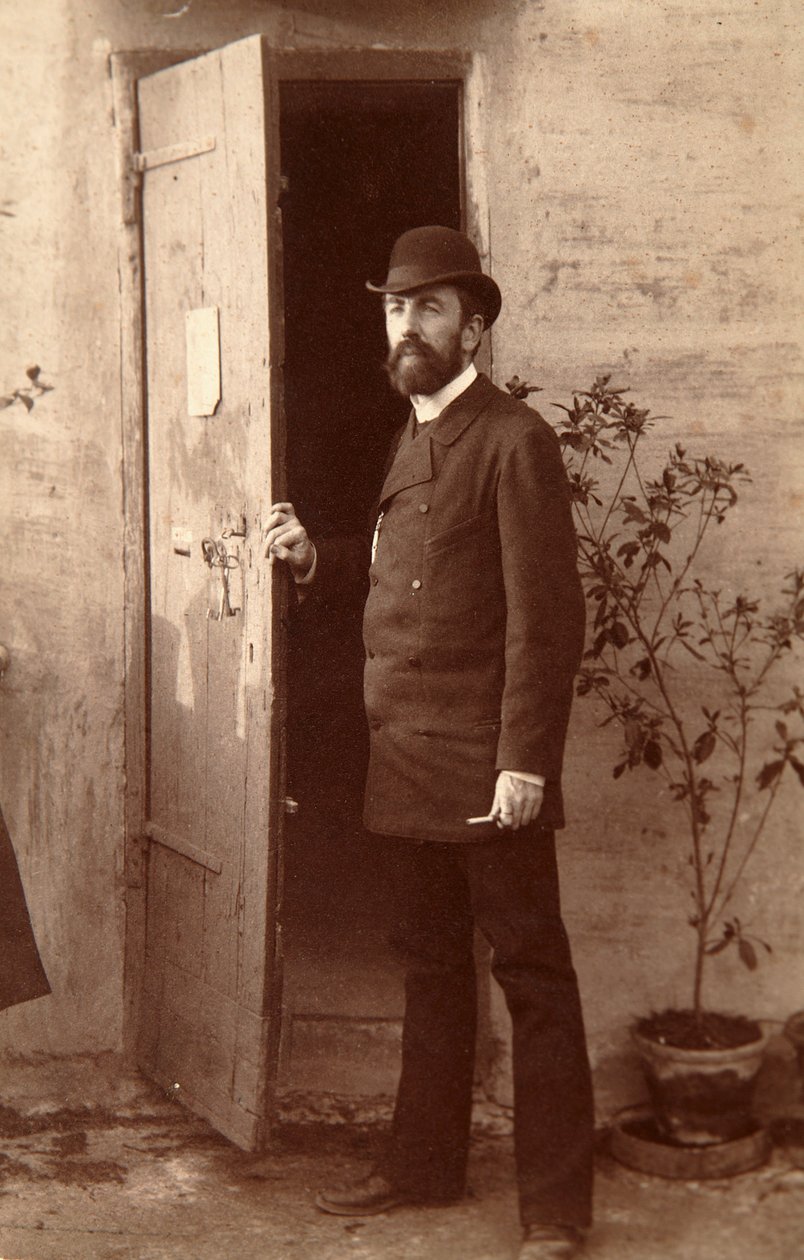 Vasilij Polenov, rysk konstnär, 1884 av Unbekannt