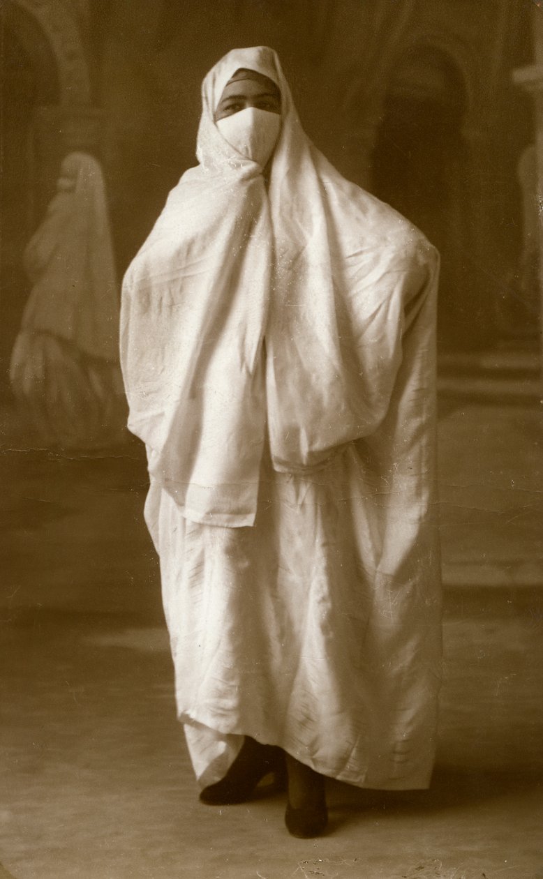Beslöjad kvinna, Alger, Algeriet, 1943 av Unbekannt