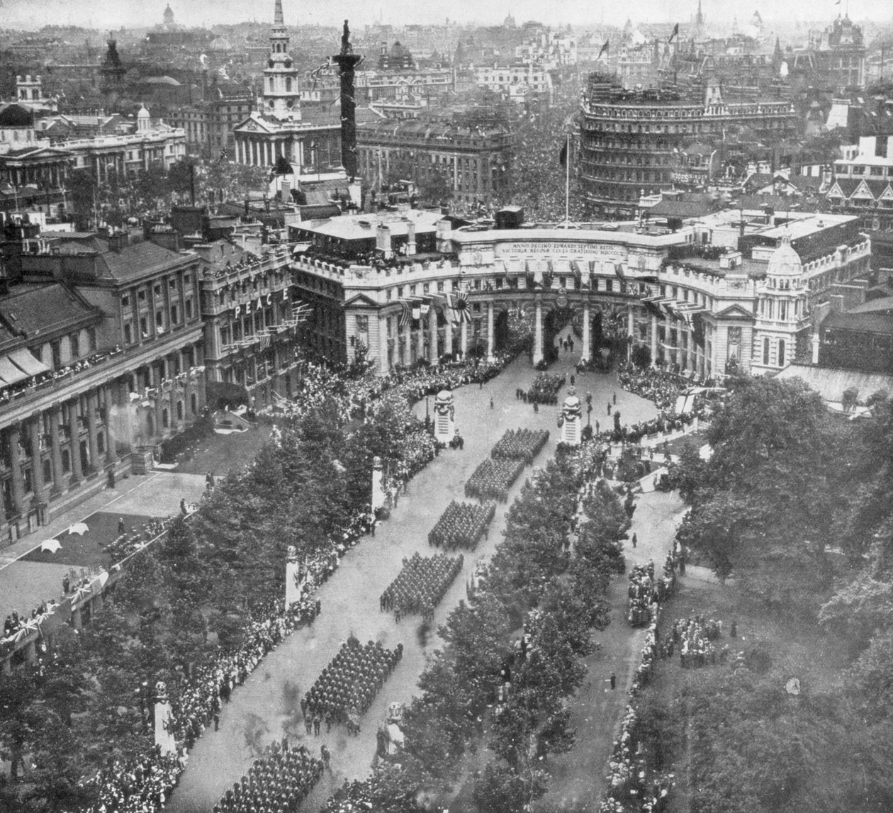 Segerparad passerar genom amiralitetsbågen och nerför köpcentret, 19 juli, 1919, 1926 av Unbekannt