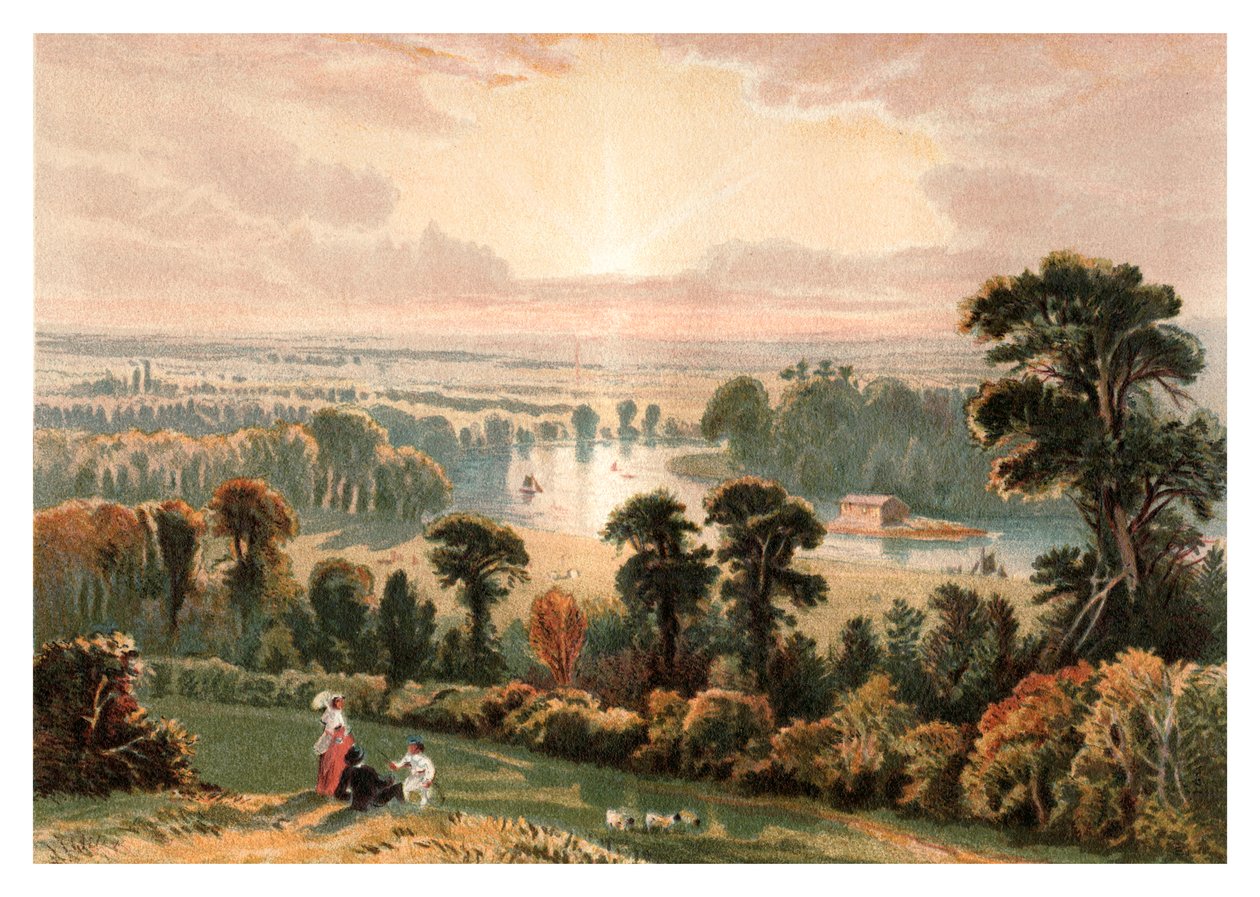 Utsikt från Richmond Hill, 1880 av Unbekannt