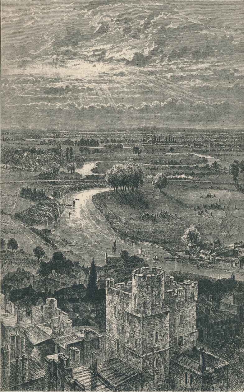 Utsikt från Runda tornet, 1895 av Unbekannt