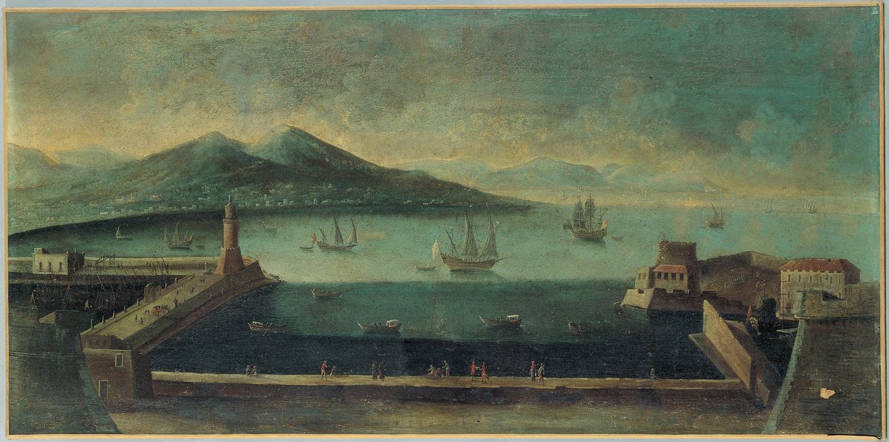Utsikt över Argostoli på ön Kefalonia, ca 1770-1790 av Unbekannt