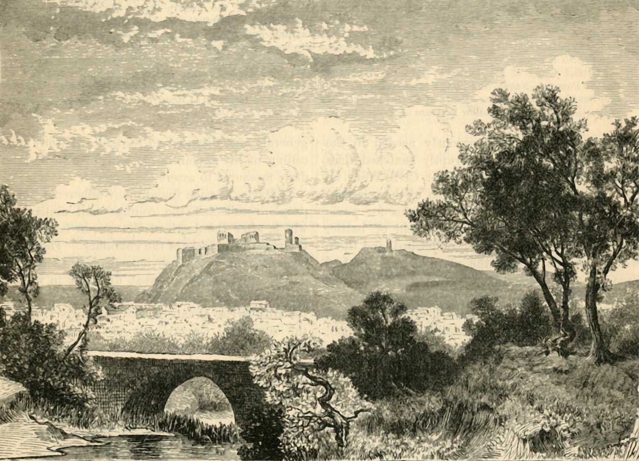 Utsikt över Aten, 1890. av Unbekannt