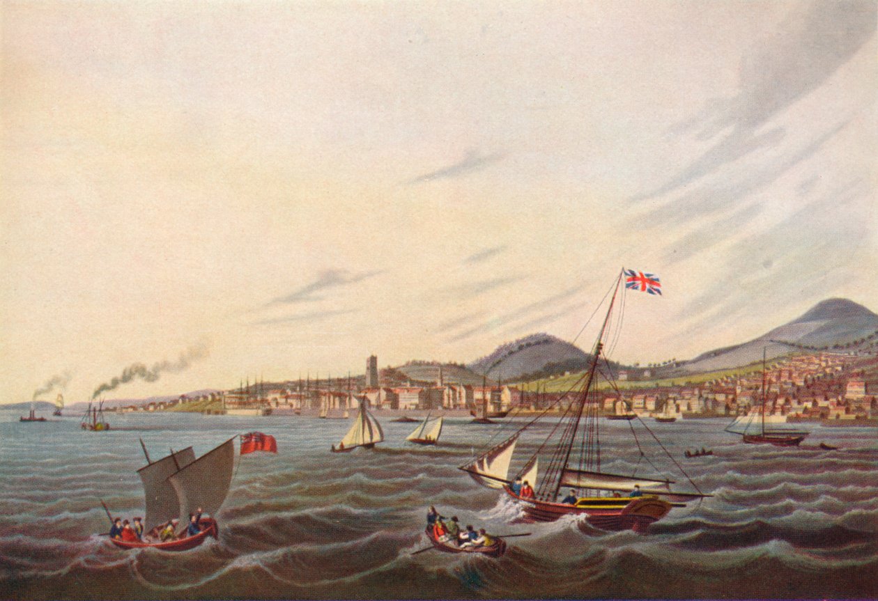 Utsikt över Dundee, 1824 av Unbekannt