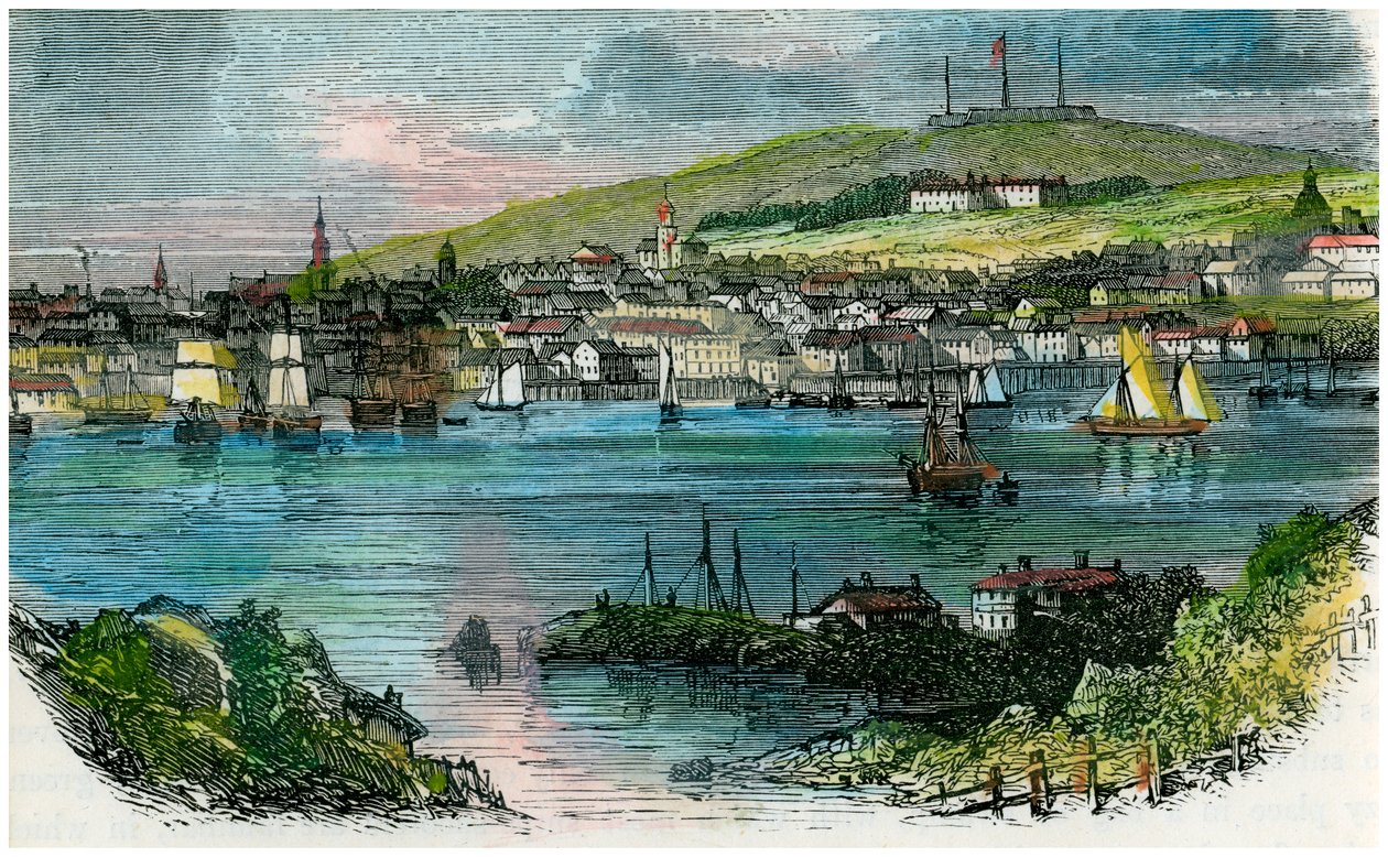 Utsikt över Halifax, Nova Scotia, c1870 av Unbekannt