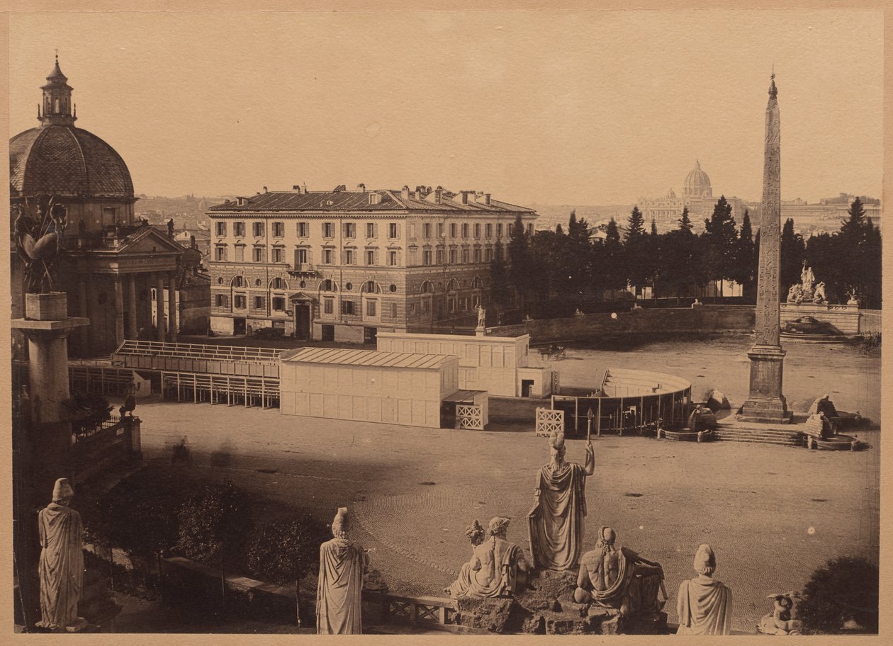 Utsikt över Rom, ca. 1860. av Unbekannt