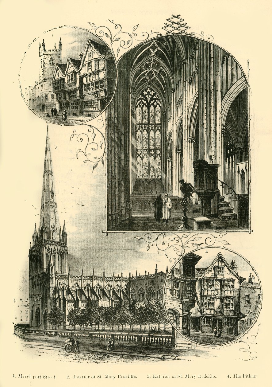 Utsikter i Bristol, 1898. av Unbekannt
