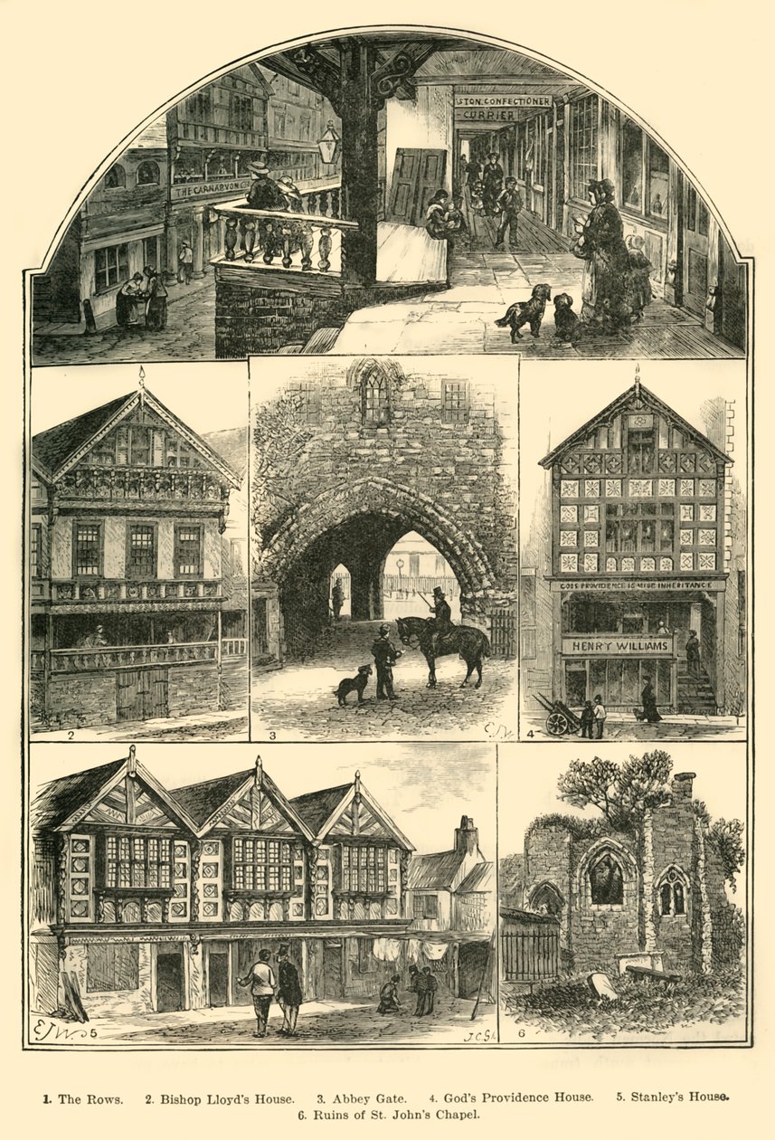 Visningar i Chester, 1898. av Unbekannt