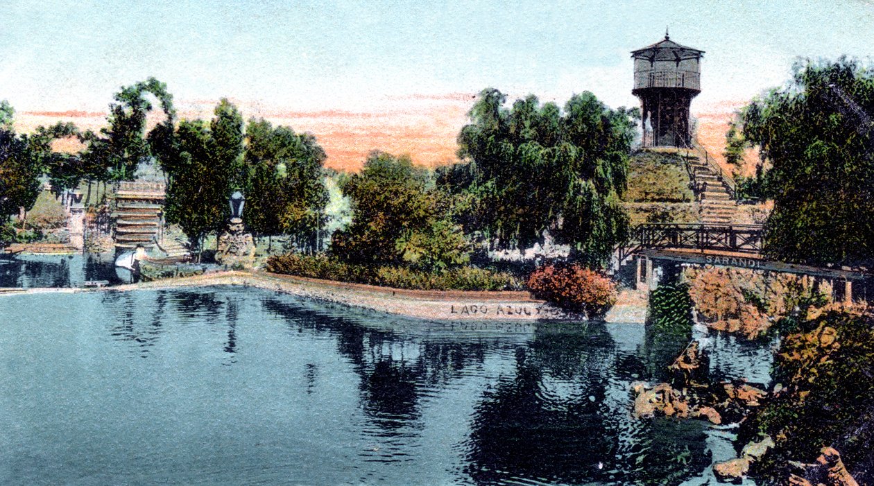 Villa Dolores, Blue Lake, Montevideo, Uruguay, c1900-talet av Unbekannt