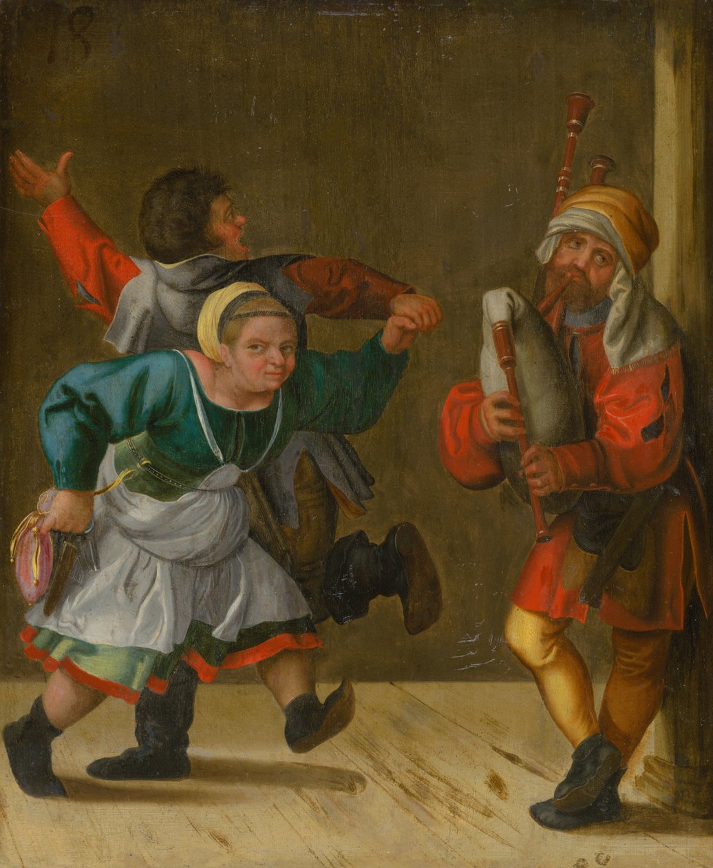 Village Dance av Unbekannt