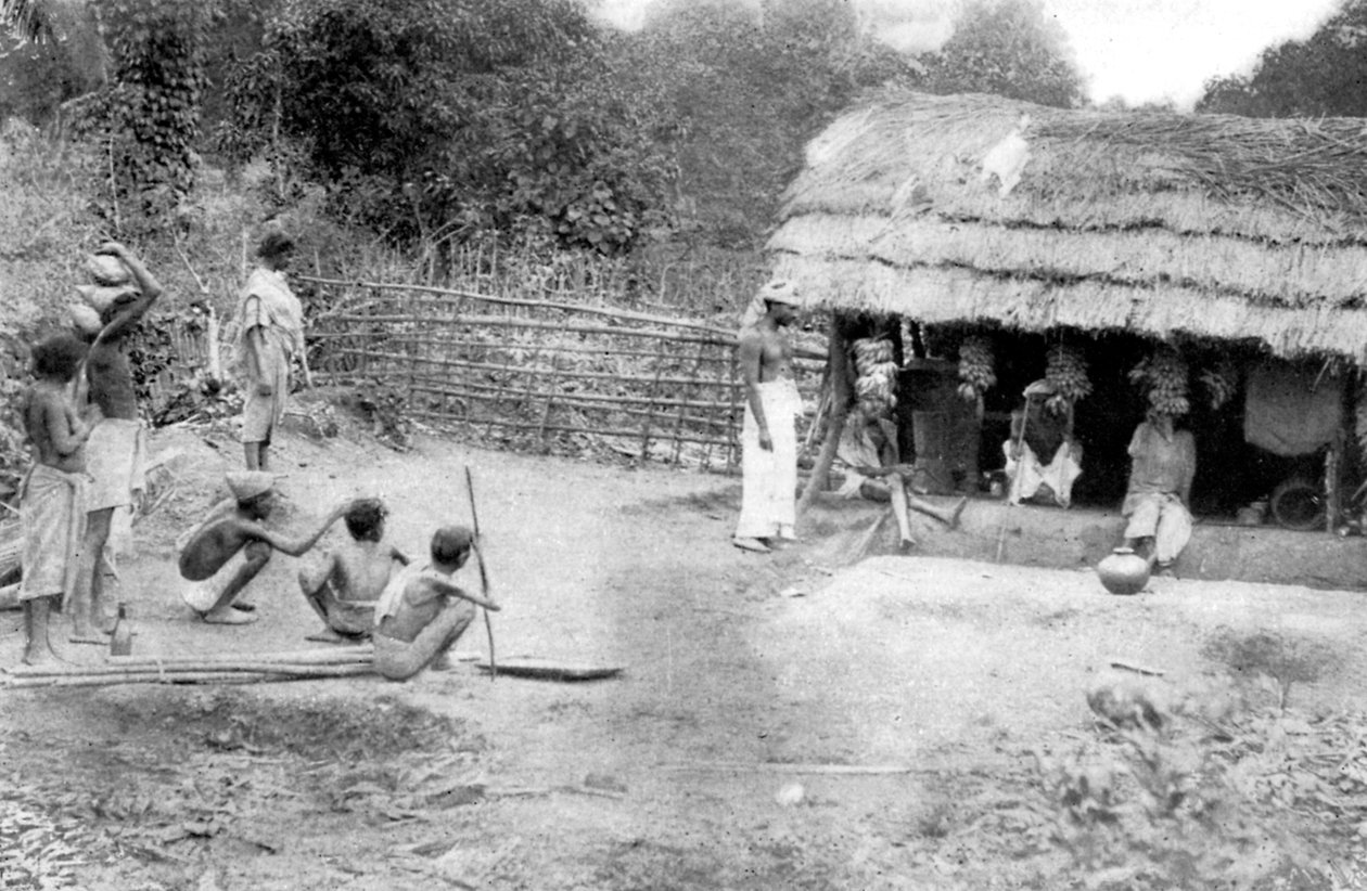 Byns utstötta shopping i södra Indien, 1926 av Unbekannt