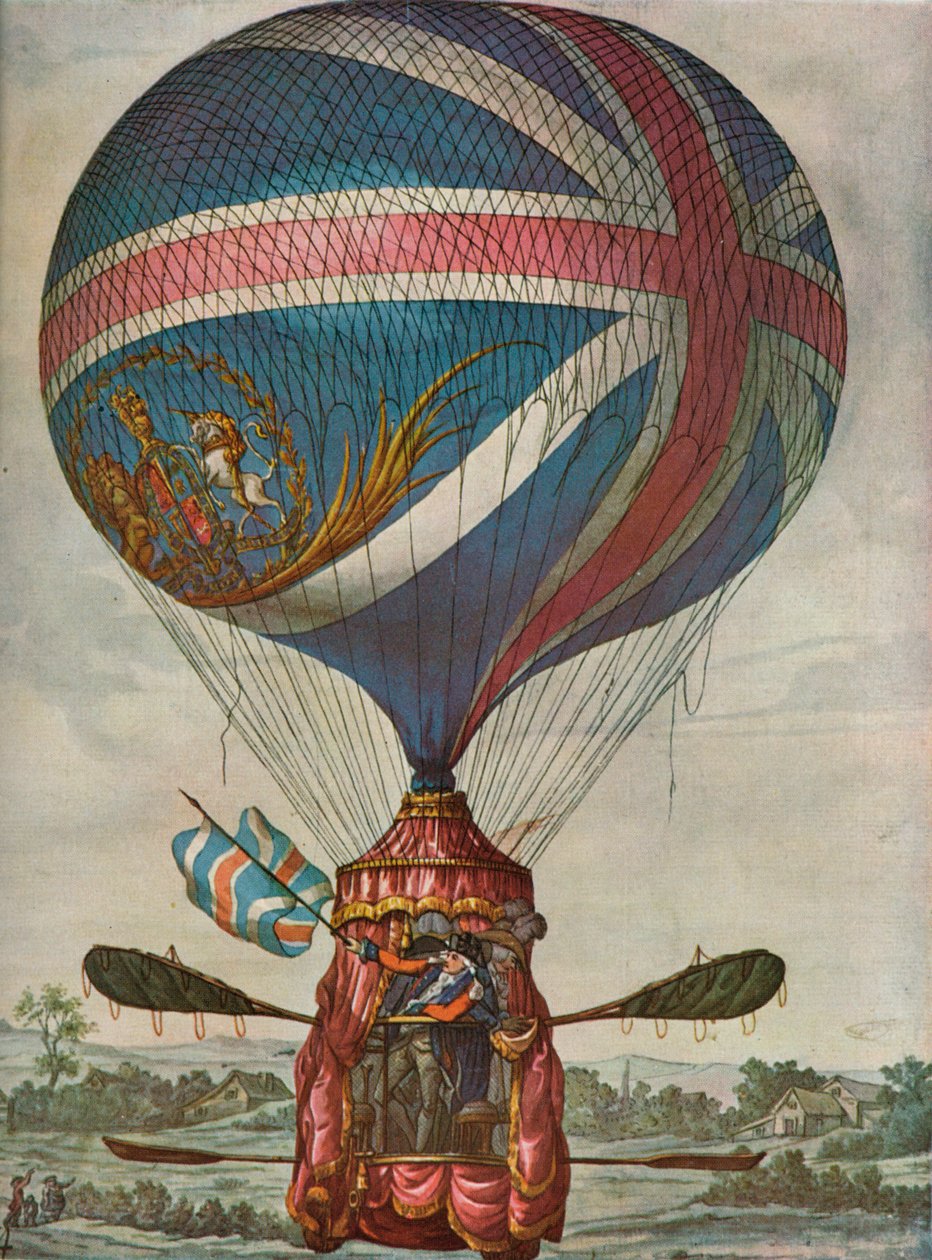 Vincent Lunardis andra ballong: 3 maj 1785, 1937 av Unbekannt