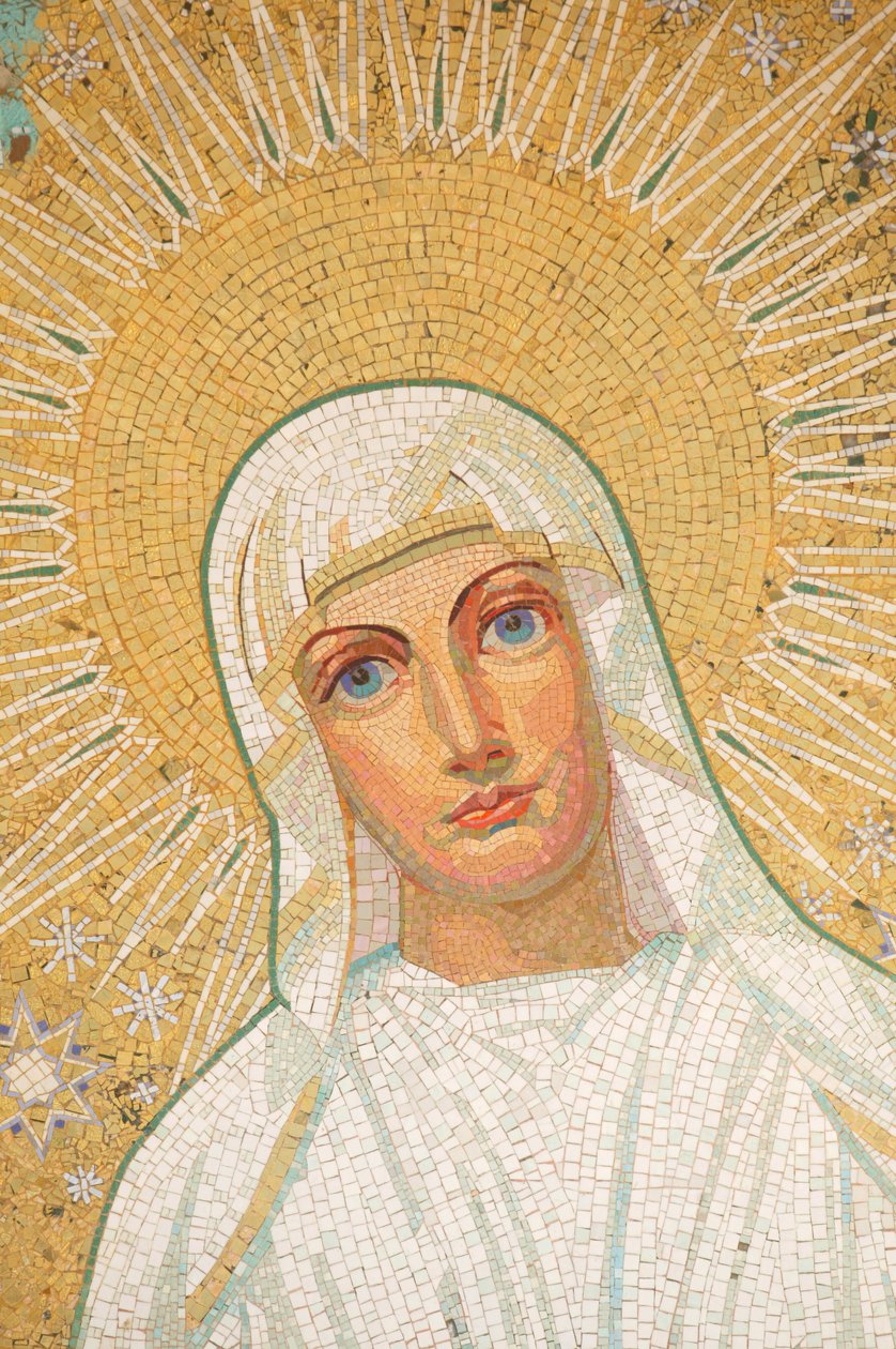 Jungfru Maria Basilica of Our Lady of the Rosery, Lourdes, Frankrike av Unbekannt