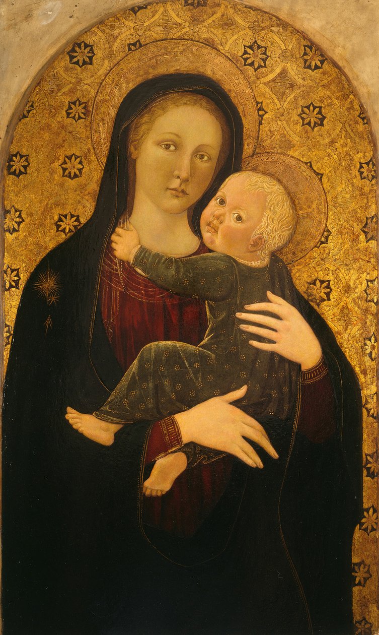 Jungfru och barn, ca. 1450. av Unbekannt