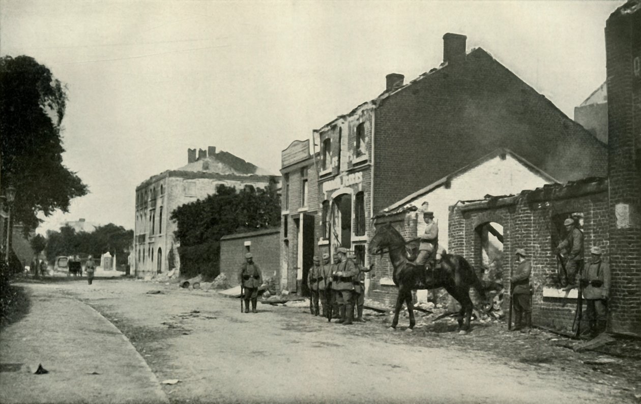 Visé i tyskarnas händer, 1919. av Unbekannt