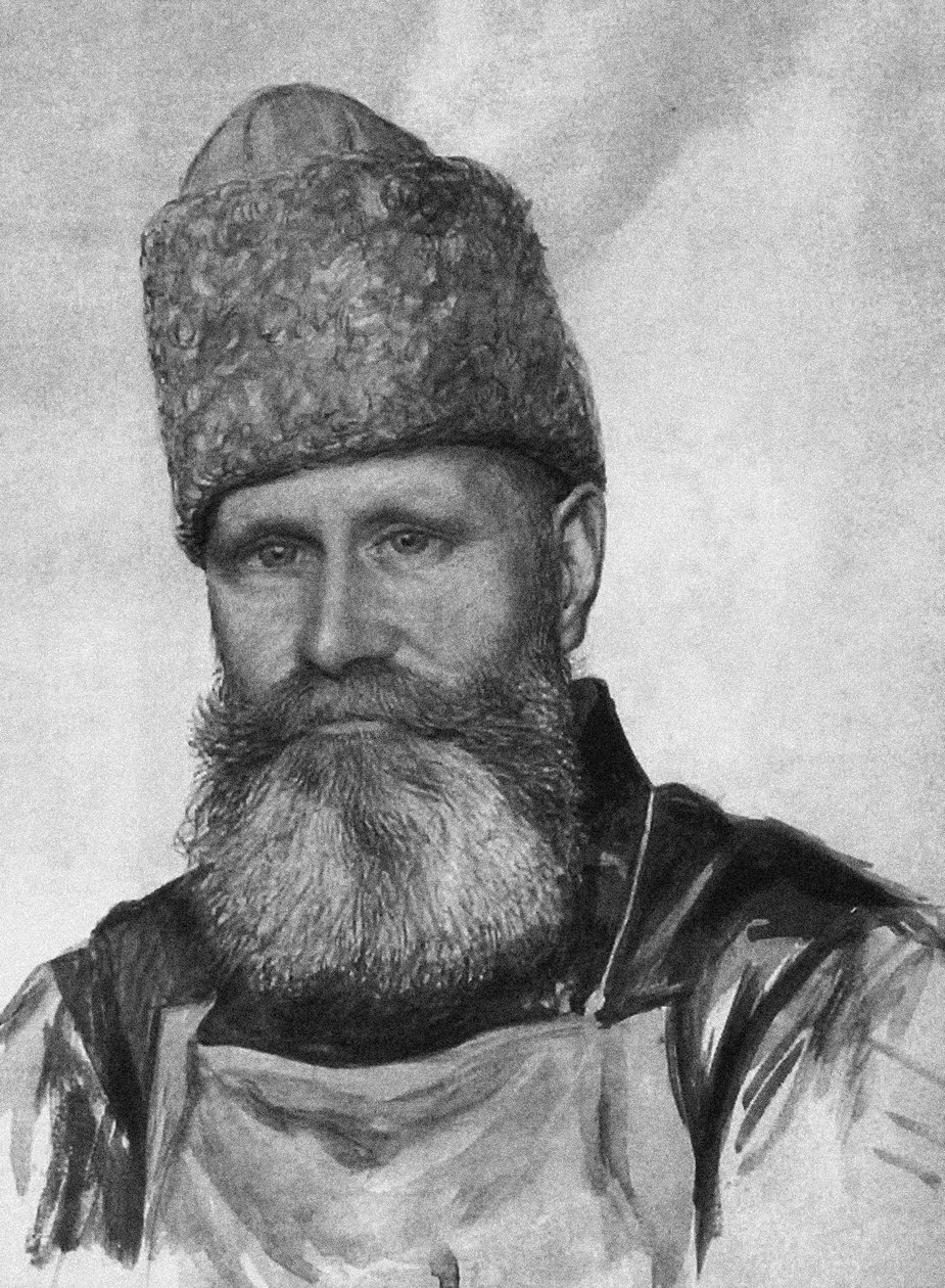 Vladimir Fjodorovich Dzhunkovsky 1865-1938 i Taganka-fängelset, 1919-1920 av Unbekannt