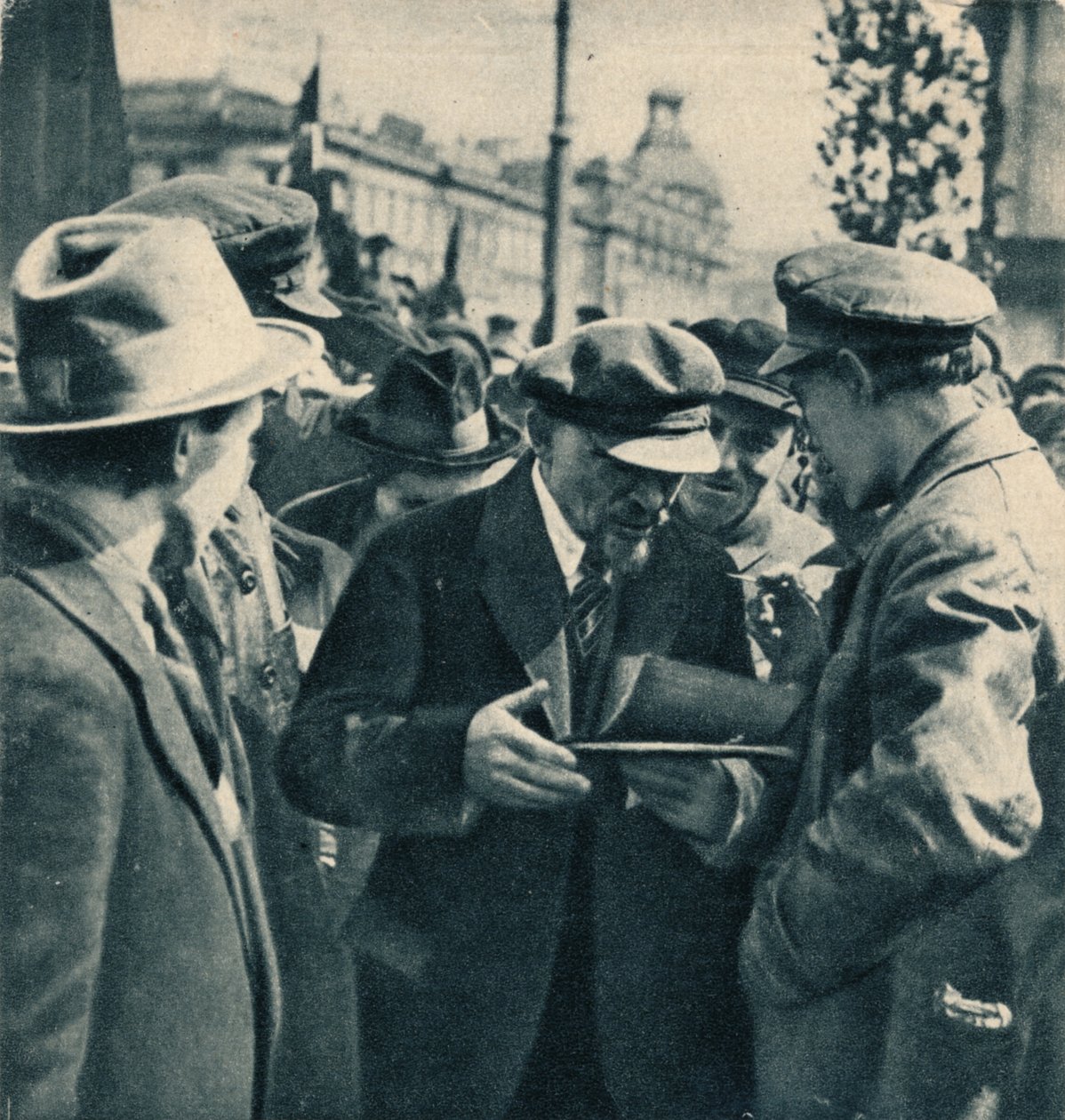 Vladimir Ilich Lenin, rysk bolsjevikledare, 1 mars 1920 av Unbekannt
