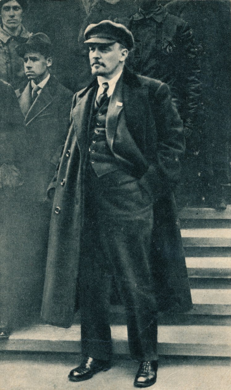 Vladimir Ilich Lenin, rysk bolsjevikledare, Moskva, Ryssland, 1 maj, 1919 av Unbekannt