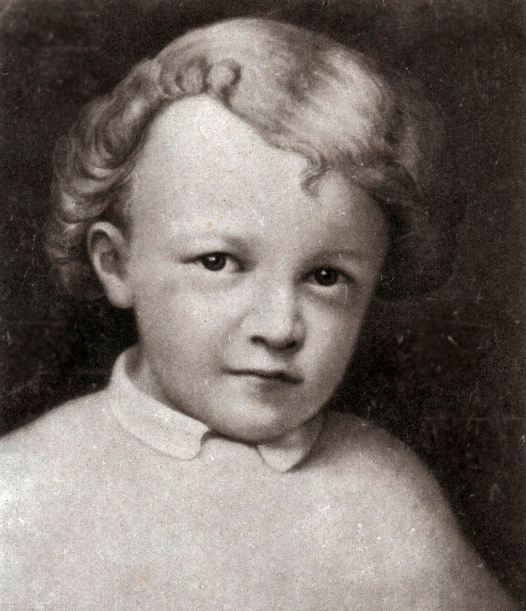 Vladimir Ilich Lenin, rysk bolsjevikisk revolutionär ledare, 4 år 1874 av Unbekannt