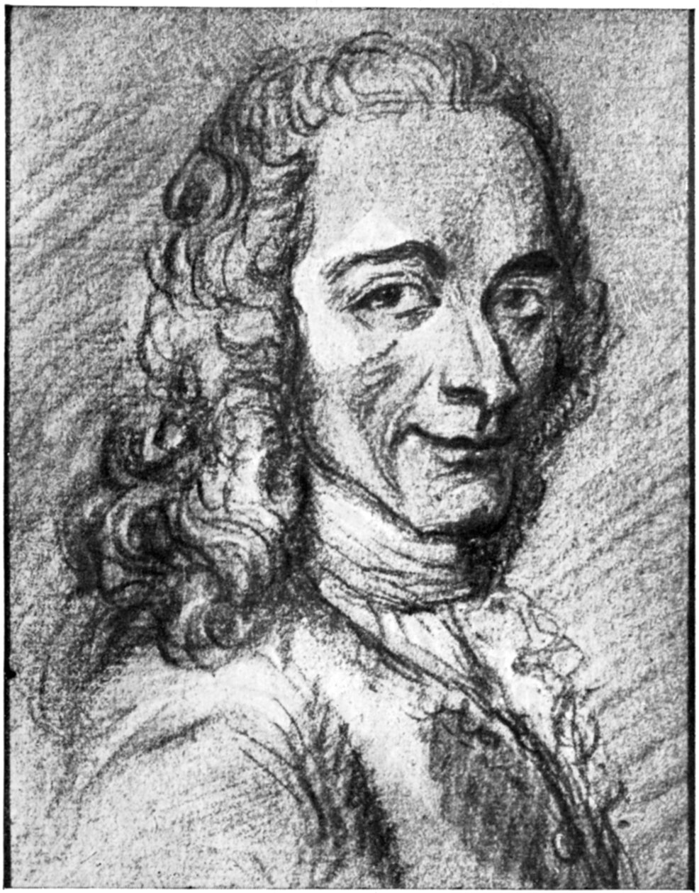 Voltaire, fransk upplysningsförfattare, essäist, deist och filosof, 1700-talet av Unbekannt