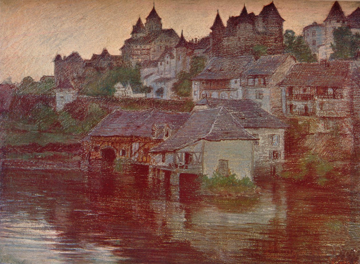 Översikt över Zerche och Vezeres sydkust, 1913.1914 av Unbekannt