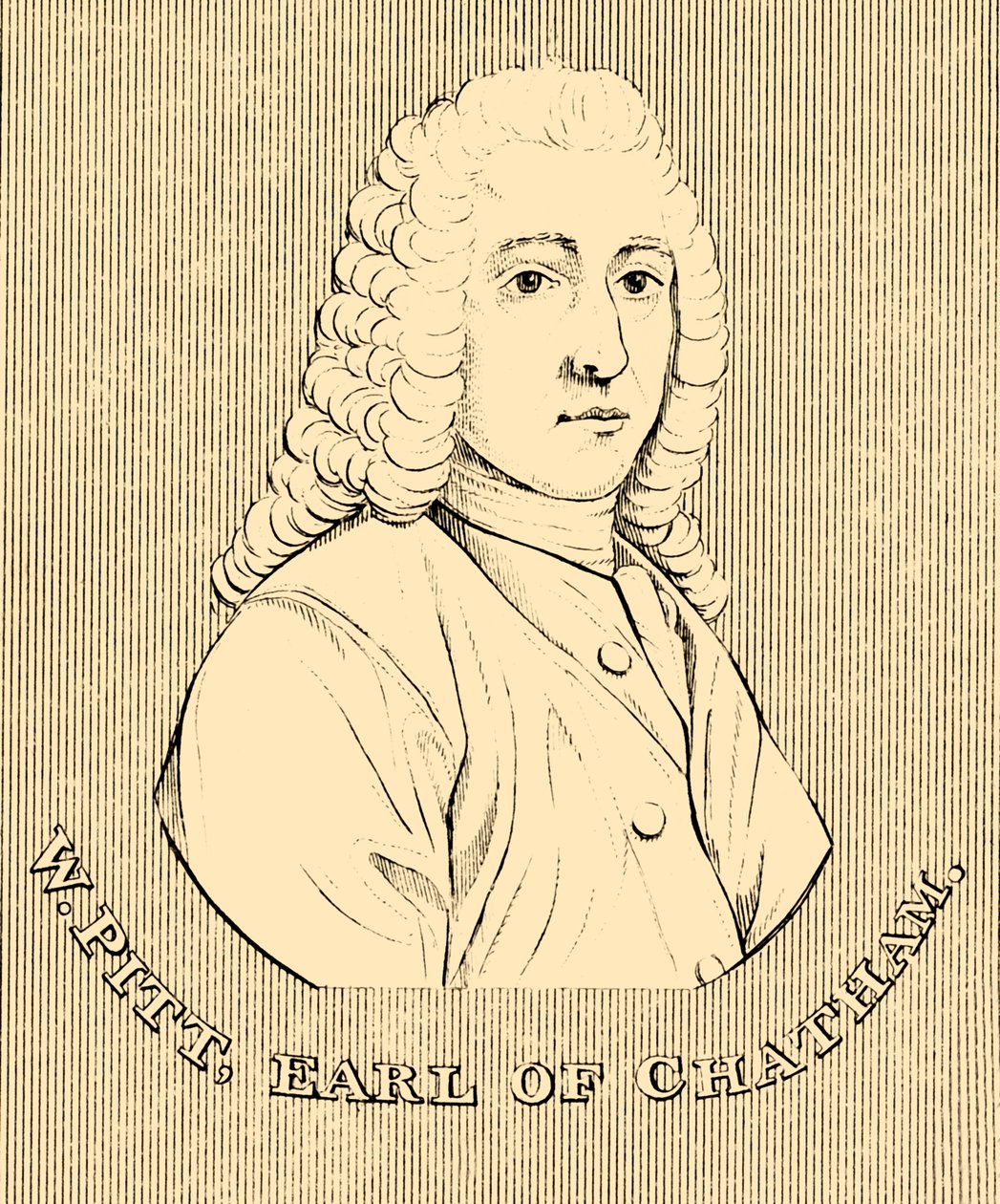 W. Pitt, Earl of Chatham, 1708-1778, 1830. av Unbekannt