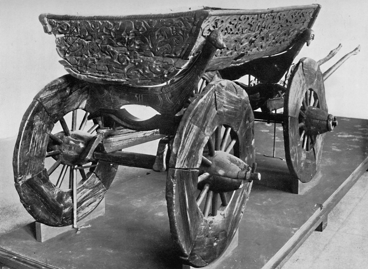 Vagn från Osebergsskeppet, 1935 av Unbekannt