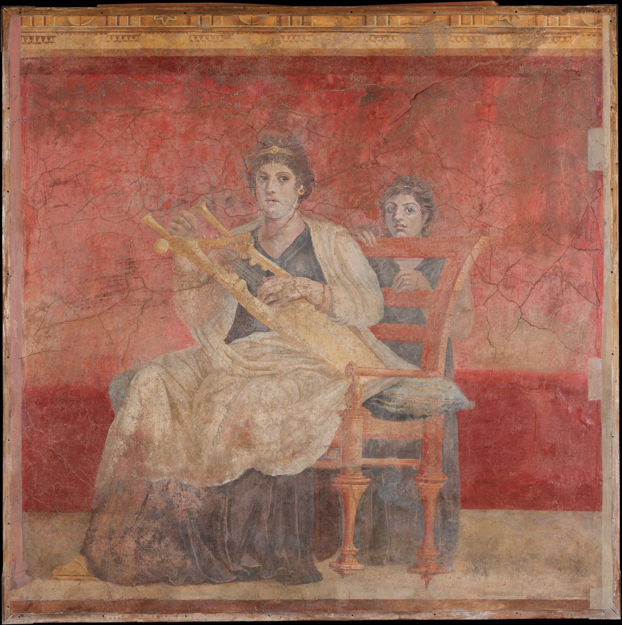 Väggmålning från rum H i P. Fannius Synistors villa i Boscoreale, ca. 50-40 f.Kr. av Unbekannt