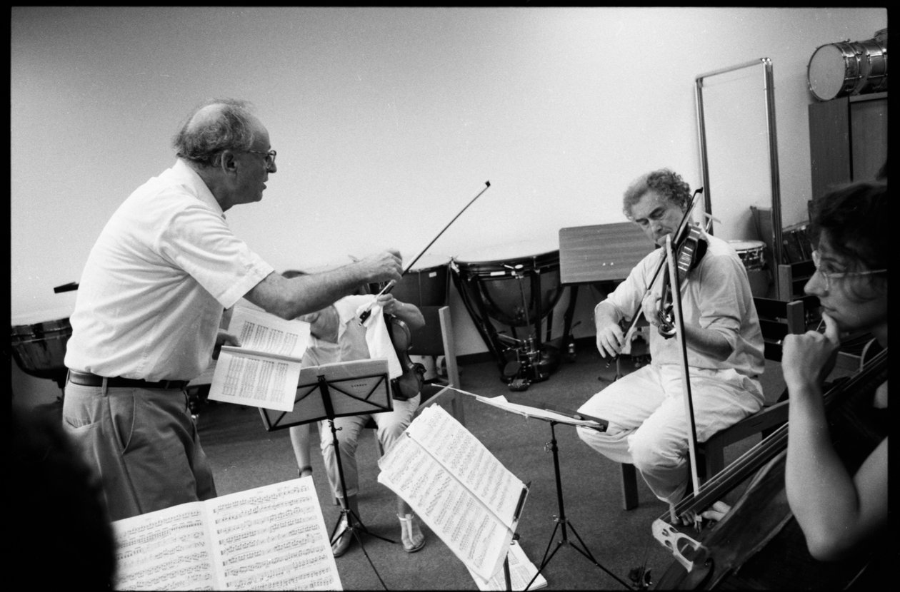 Walter Levin - mästarklass på Mozarteum av Unbekannt