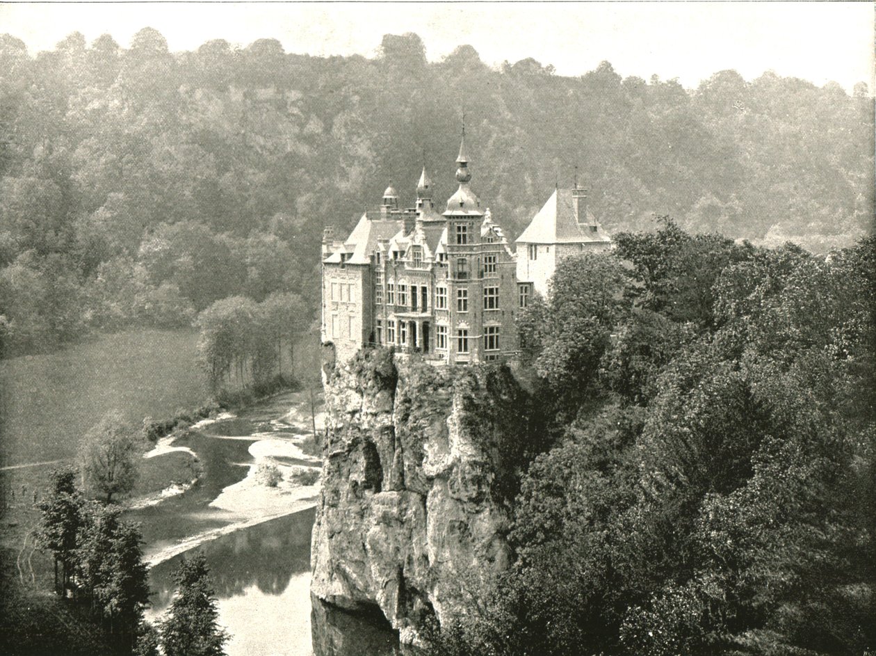 Walzin slott, Dinant, Belgien, 1895. av Unbekannt