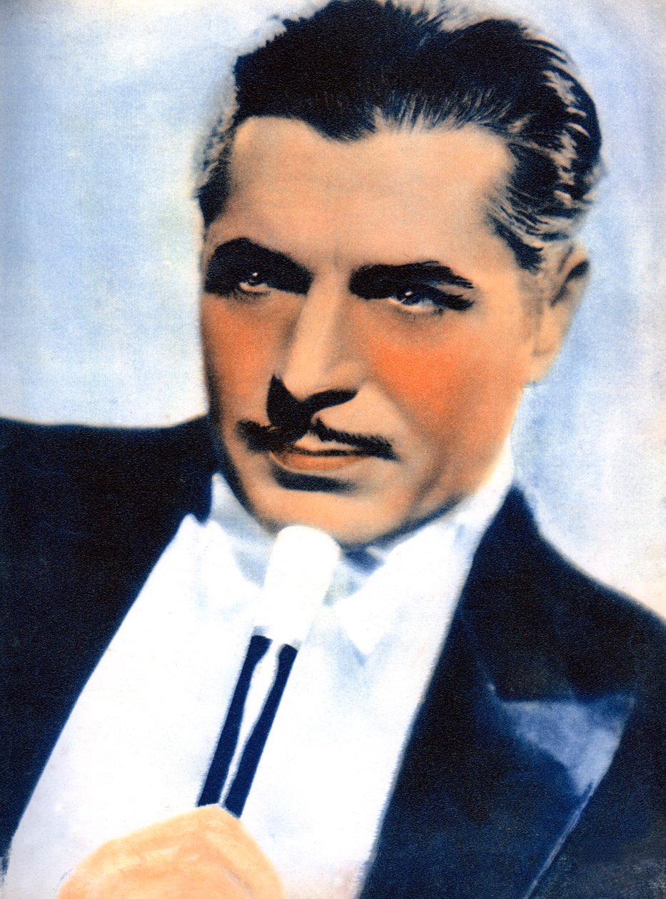 Warner Baxter, amerikansk skådespelare, 1934-1935 av Unbekannt