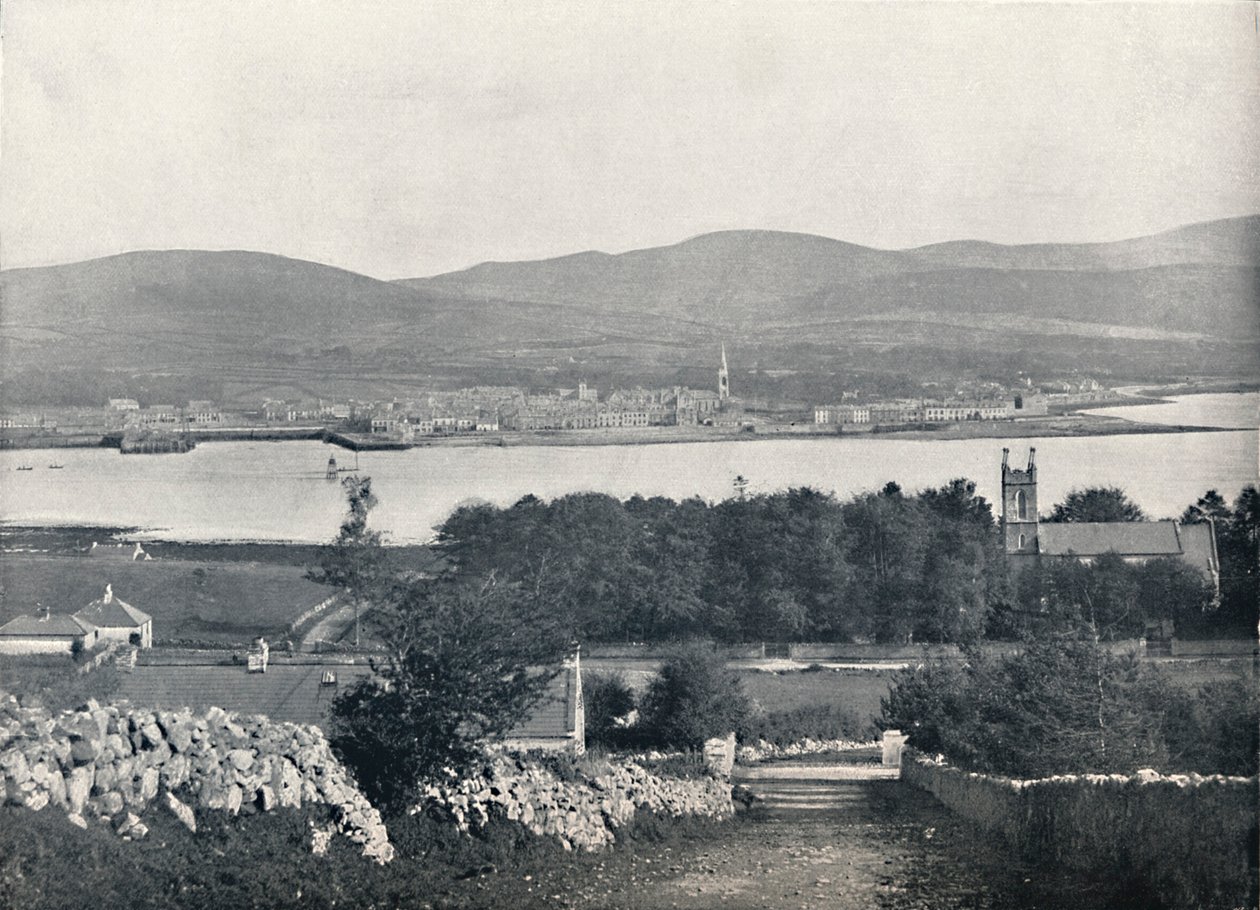 Warrenpoint - Från Omeath, på motsatt sida av Carlingford Lough, 1895 av Unbekannt