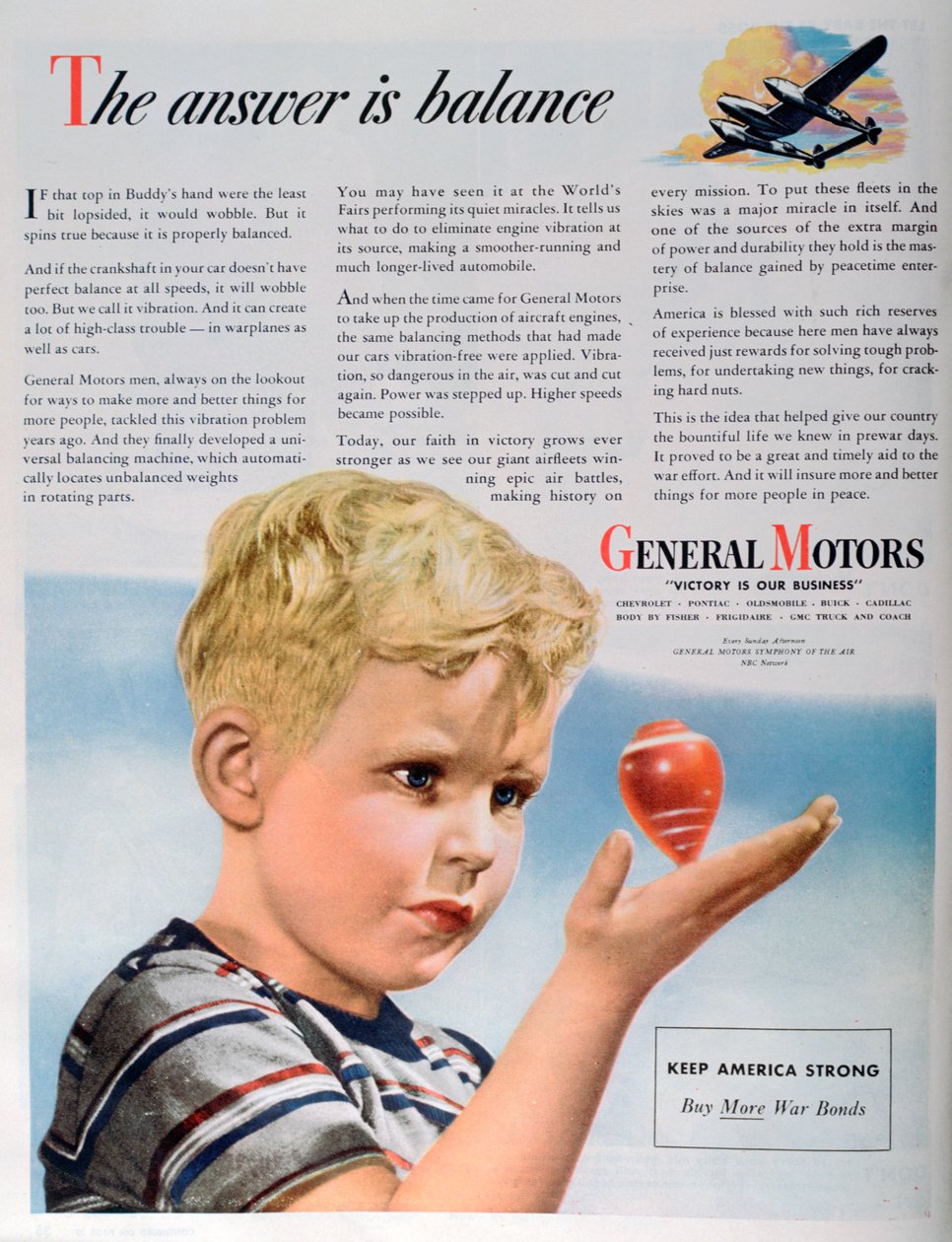 Krigsannons för General Motors, 1944 av Unbekannt